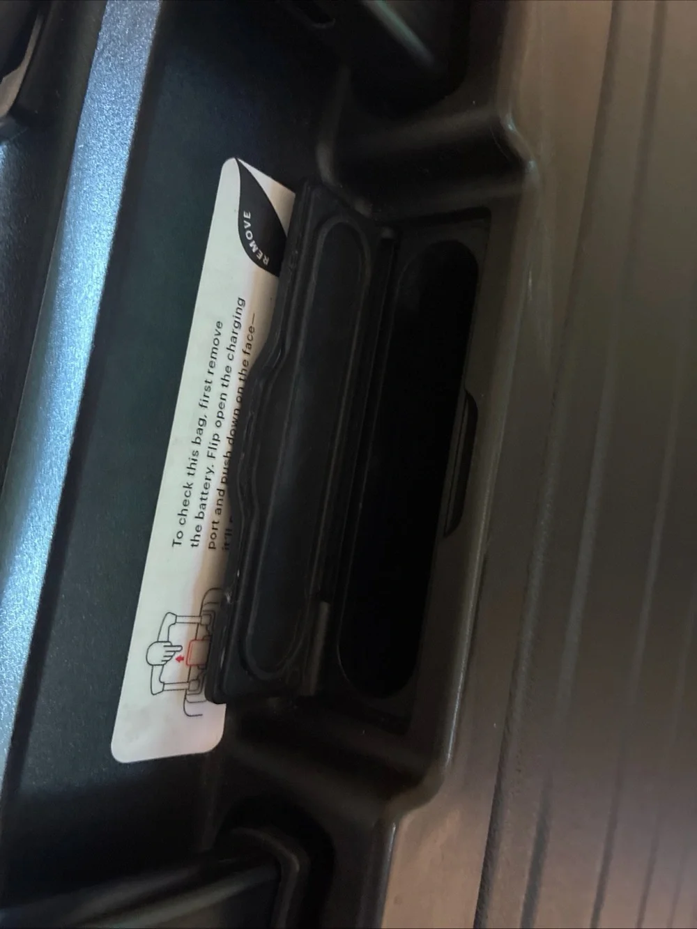 Away Suitcase Carry-On Luggage with Combination Lock Black
